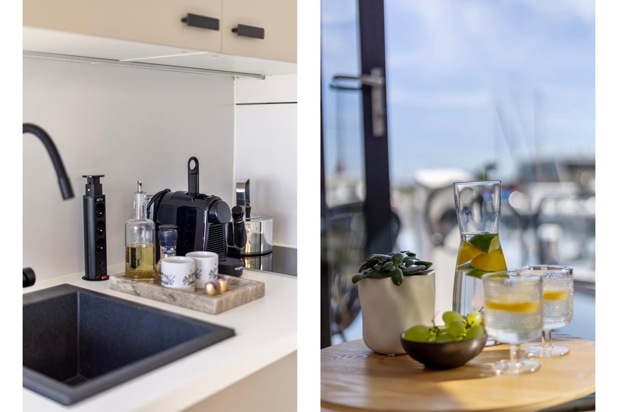 Cosy Tiny Houseboats Near Beach And Restaurants By Weltevreden Experience เซโวลเดอ ภายนอก รูปภาพ